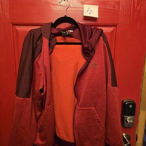 Adidas Red and Orange Hoodie